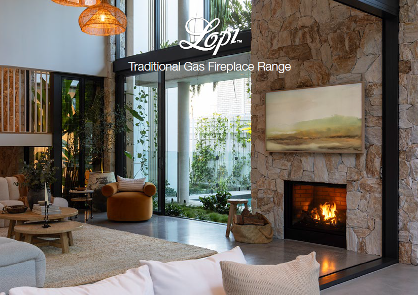 Lopi Traditional Gas Fireplace