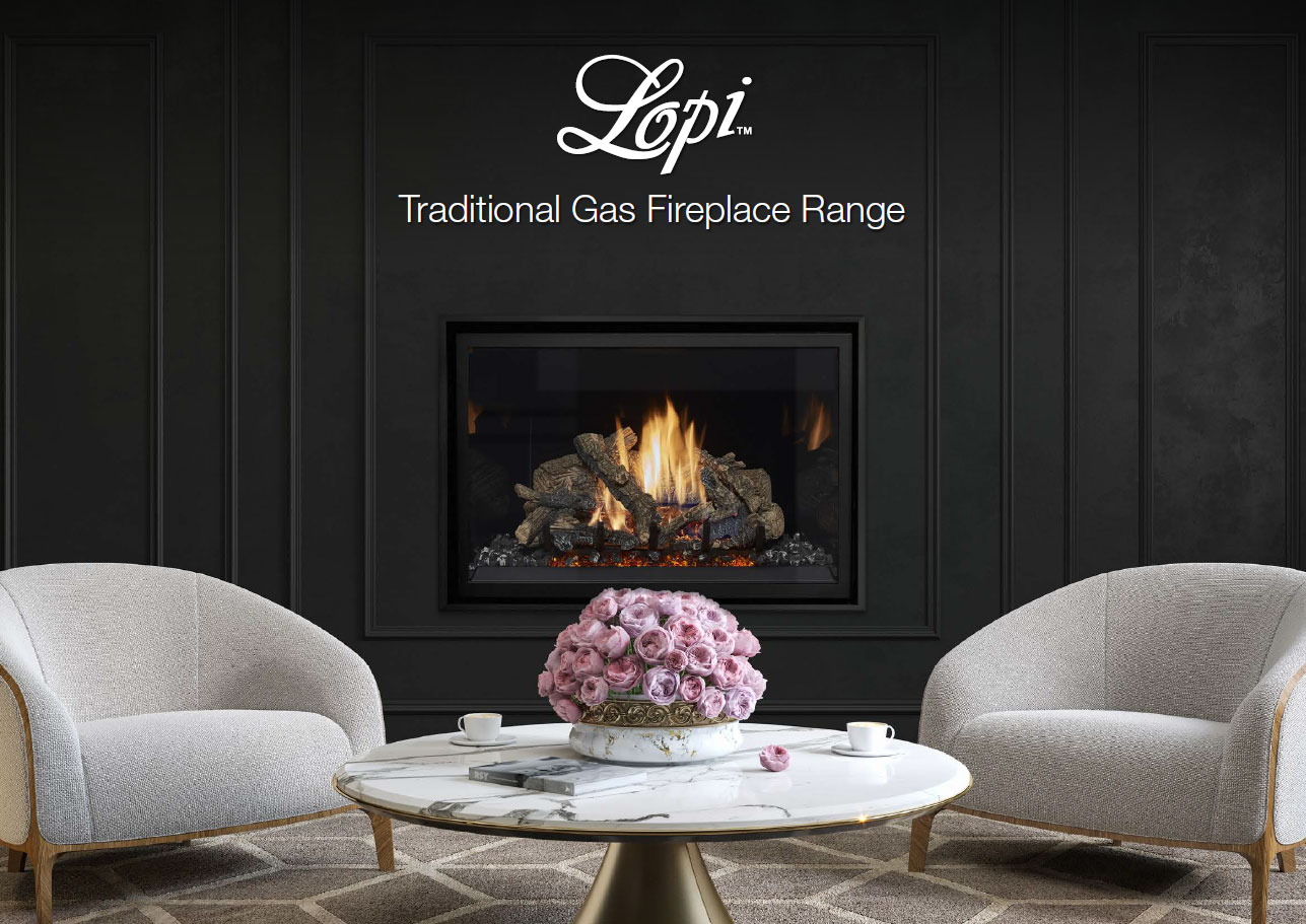 Lopi Traditional Gas Fireplace