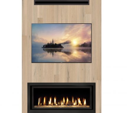 Lopi CoolSmart Wall Technology:  Hang a TV or Artwork Above Your Quiet Lopi Fireplace