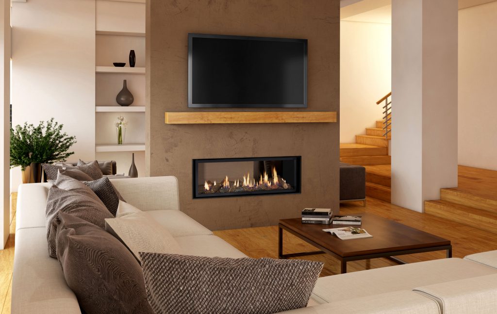 Radiant and Convection Heat from the Lopi 4415ST – Double Sided Gas Fireplace