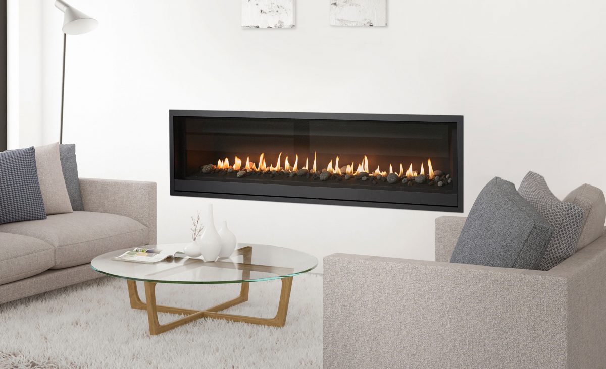 Gas Heating Fireplace in Living Room - Lopi Fireplaces Australia