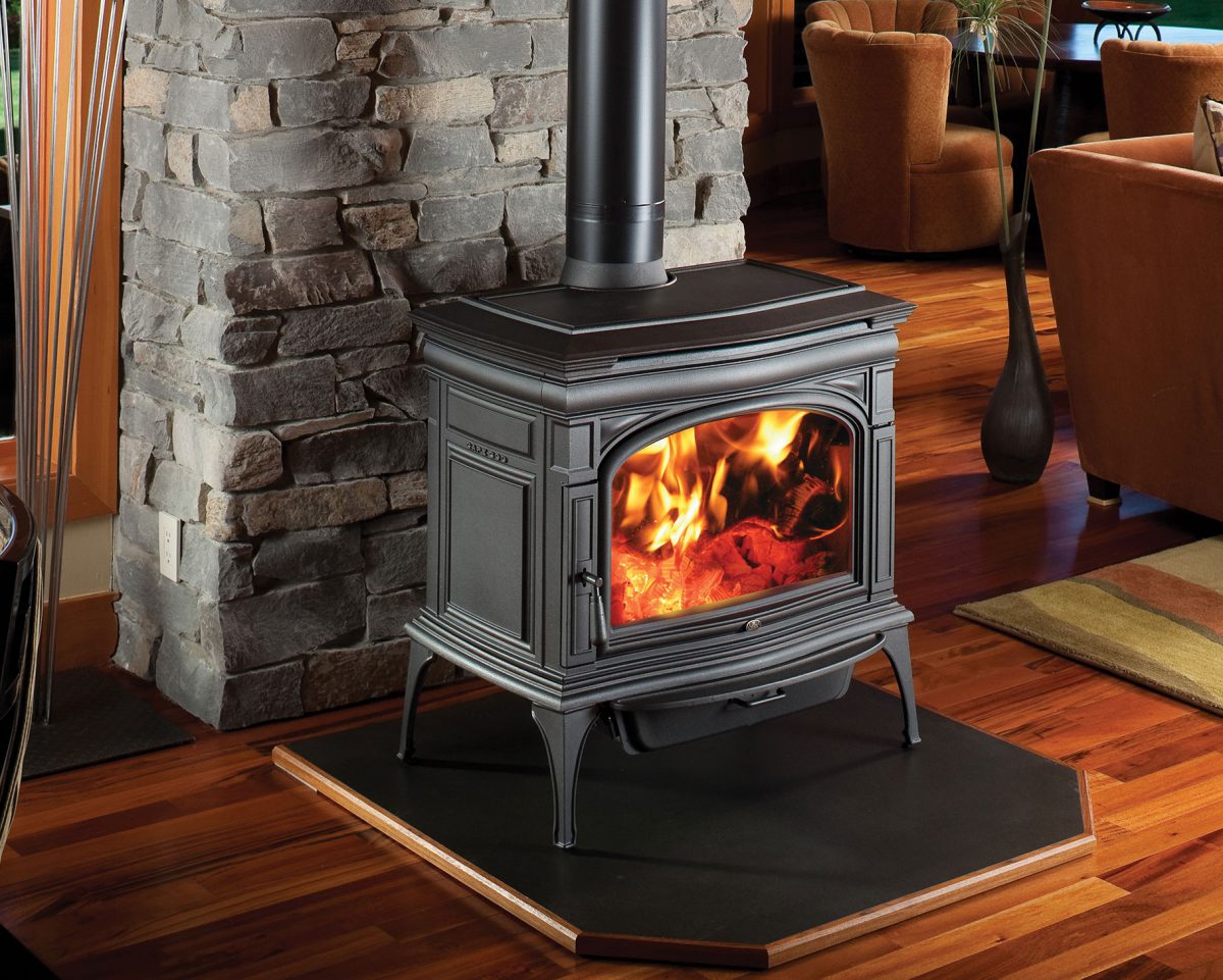 Lopi Rockport Hybrid-fyre Wood Stove - Lopi Fireplaces Australia