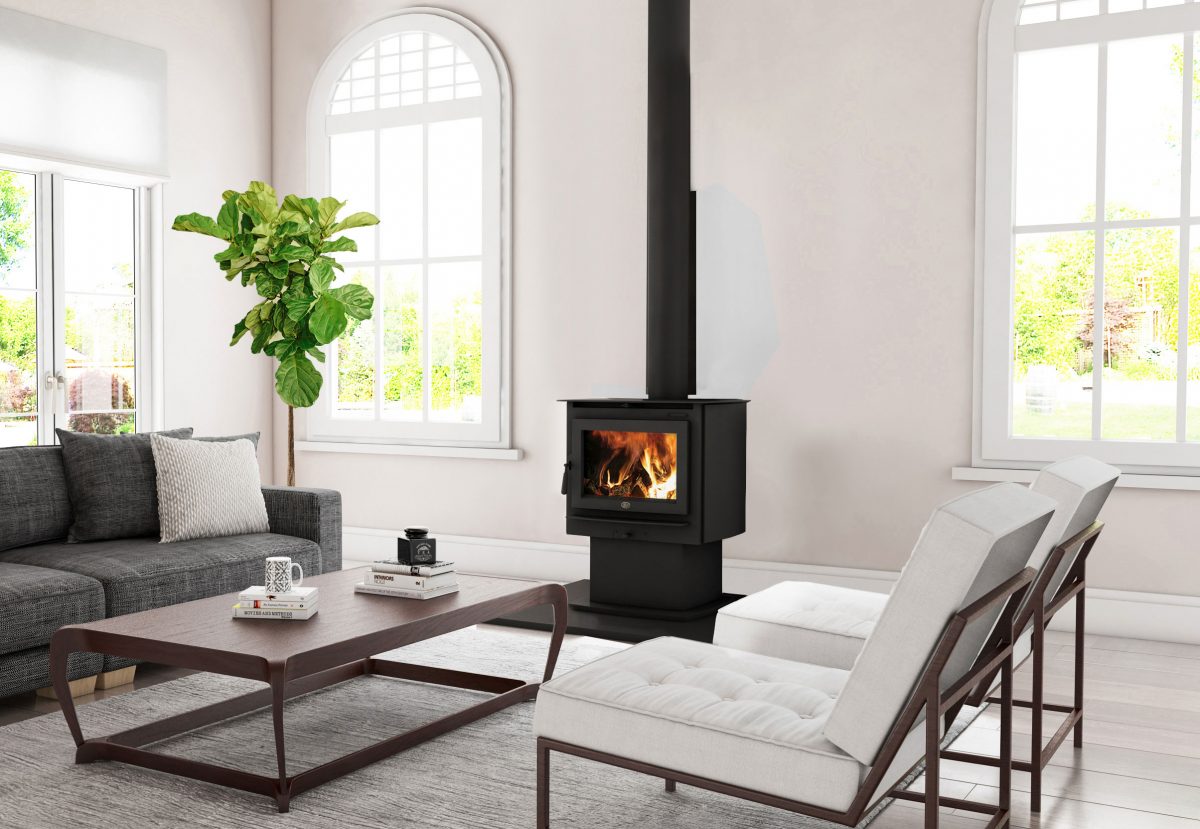 Evergreen Freestanding Wood Fireplace - Lopi Fireplaces Australia