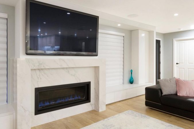 Gas fireplaces under television - Lopi Fireplaces Australia