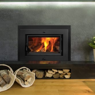 Wood fireplaces with firewood chunks - Lopi Fireplaces Australia