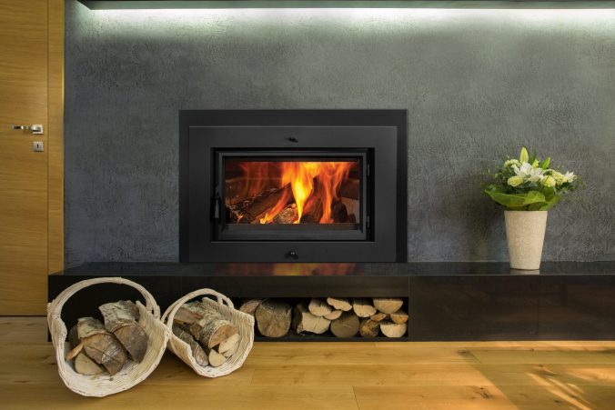 Wood fireplaces with firewood chunks - Lopi Fireplaces Australia
