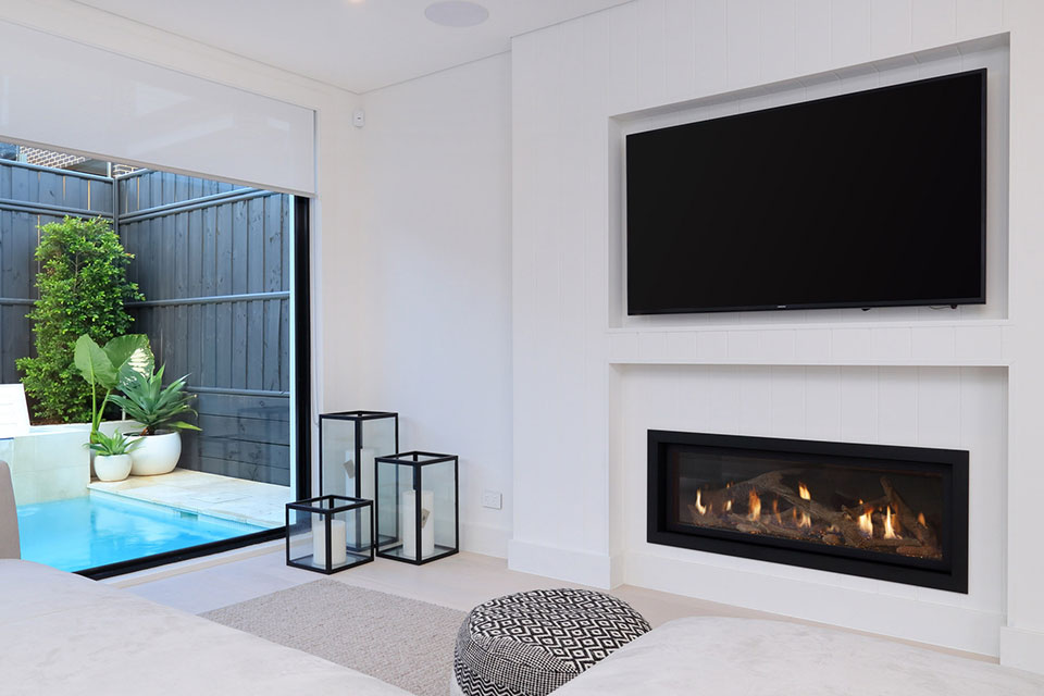 TV Above Fireplace